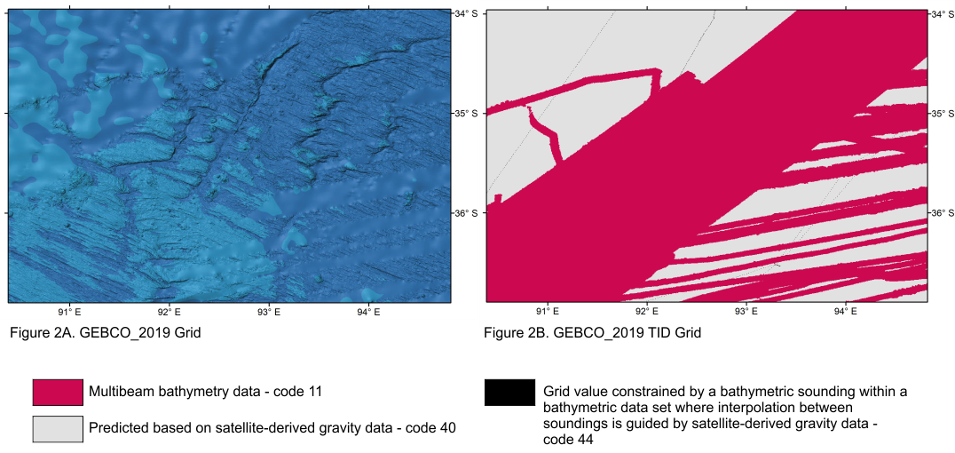 Using the GEBCO Type Identifier (TID) Grid