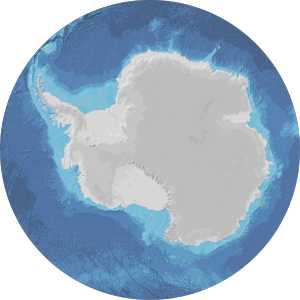 Bathymetry of the Southern Ocean area from version 1.0 of the IBCSO