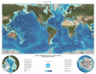 GEBCO world map 2014
