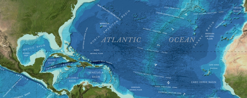 Bathymetry of the Indian Ocean from the GEBCO grid