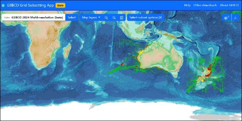 GEBCO grid download app