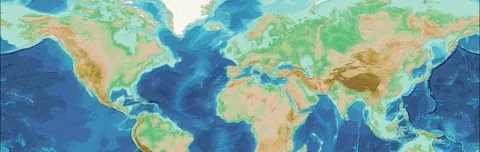 Imagery based on the GEBCO WMS