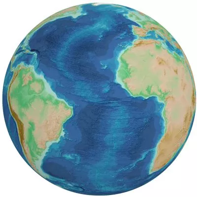 Imagery based on the GEBCO_2021 Grid for the Atlantic Ocean area