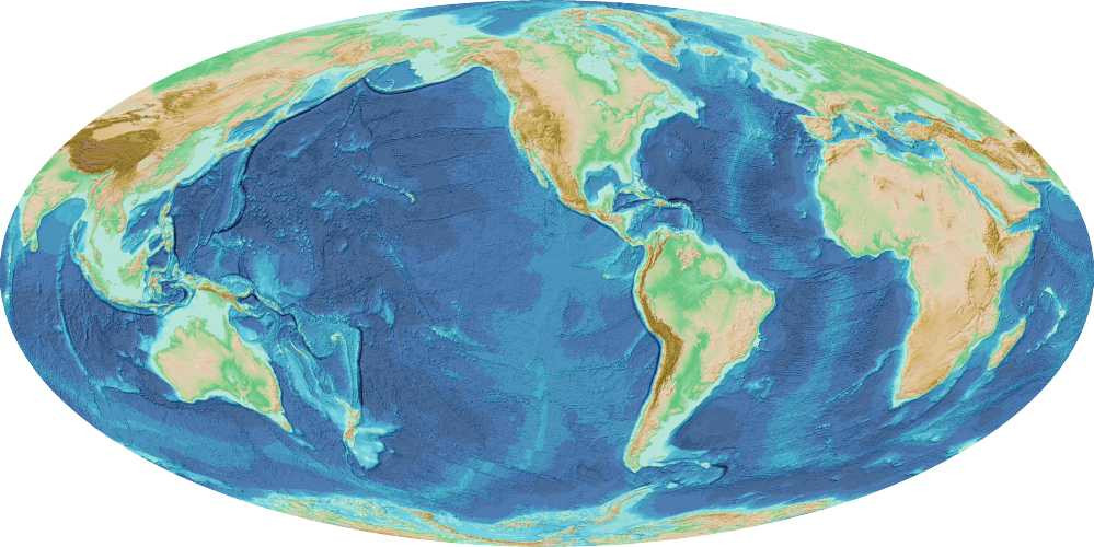 Imagery based on the GEBCO_2021 Grid