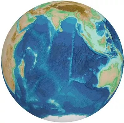 Imagery based on the GEBCO_2021 Grid for the Indian Ocean area