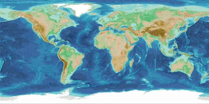 Imagery from the GEBCO WMS