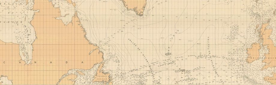 Chart from the First Edition of GEBCO, printed in 1904