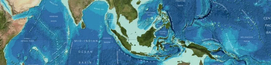 Imagery from the GEBCO world map