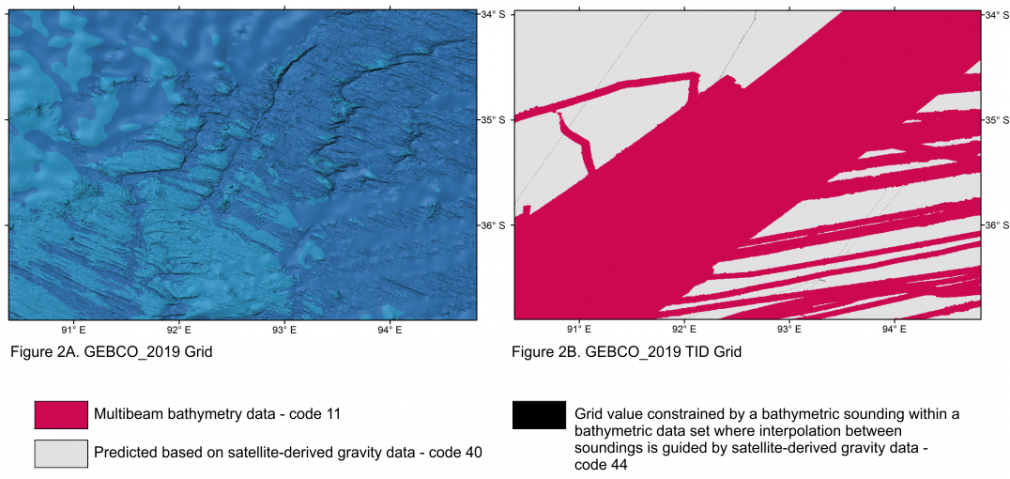 Using the GEBCO Type Identifier (TID) Grid